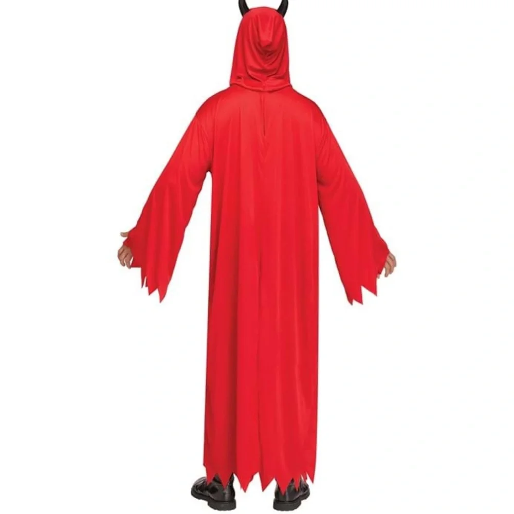 NWT Fun World Teens/Men’s Devil Robe (Diable Robe) Halloween‎ Costume Cosplay